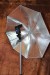 Odrazný deštník stříbrný se systémovým bleskem